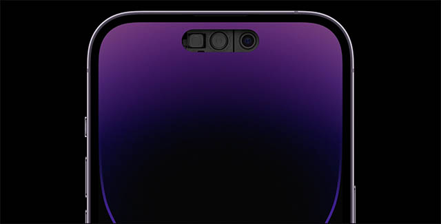 పిల్ హోల్ కట్అవుట్ ఐఫోన్ 14 ప్రో